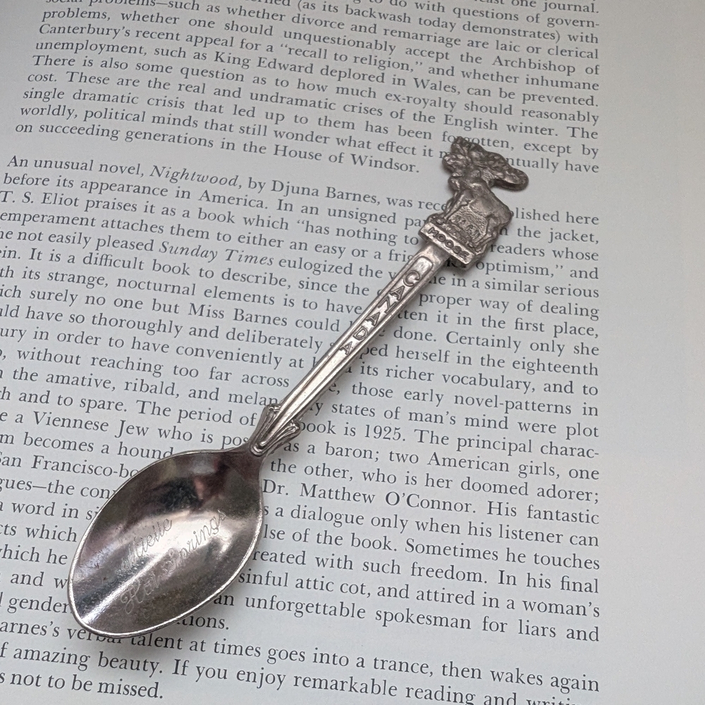 Moose Silver Spoon with Decorative Handle